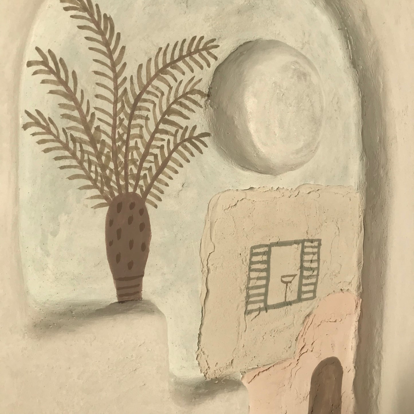 Mykonos Arch Wall Art